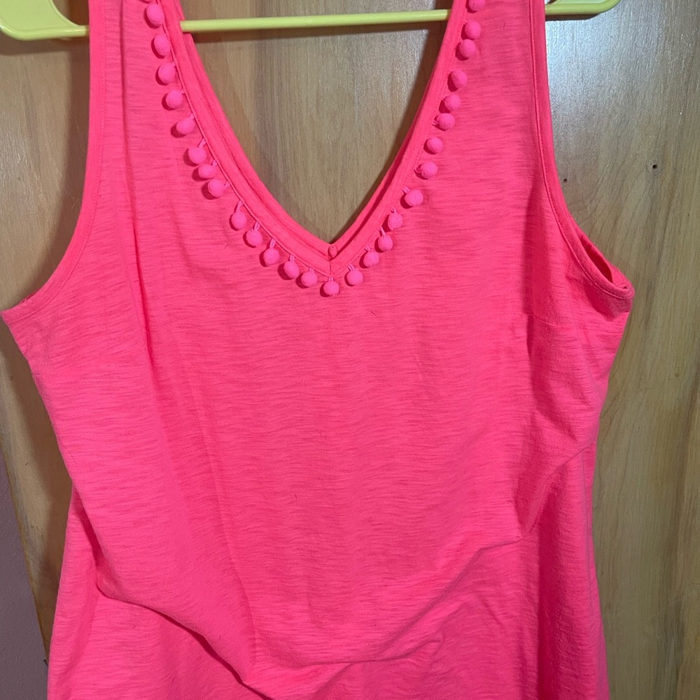 Lilly Pulitzer Tank Top in Vibrant Coral